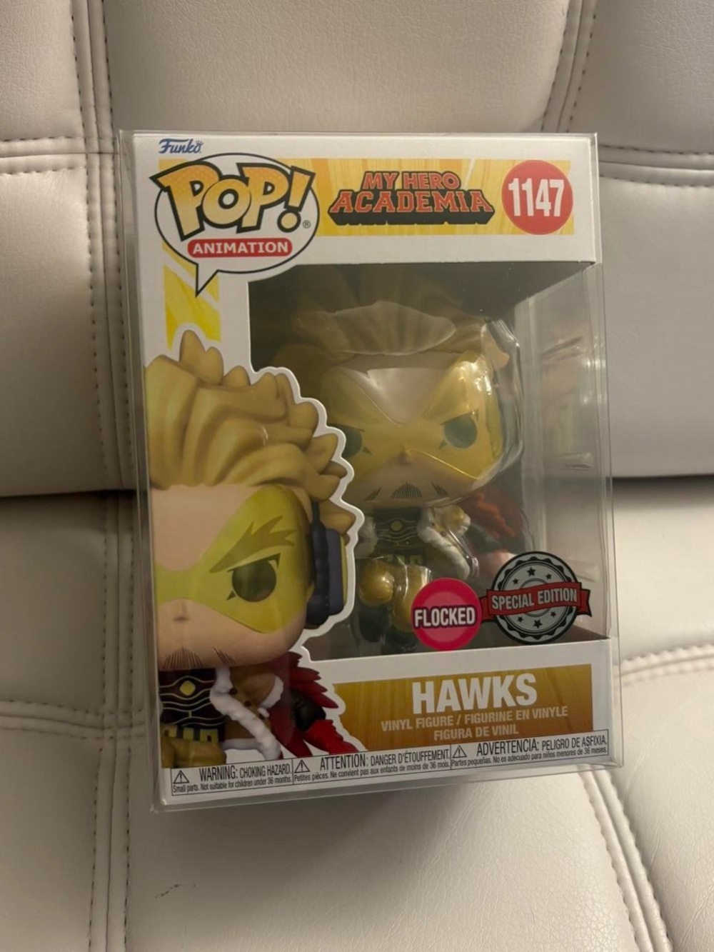 Hawks My Hero Academia Flocked Funko Pop 1147